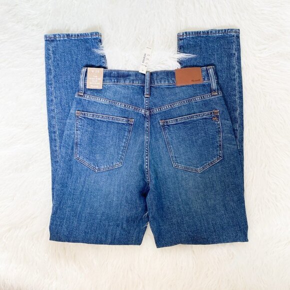 🦋 NEW MADEWELL High Rise Slim Boyjean Eco Edition 26 Denim Jeans Relaxed Slim - Picture 7 of 7